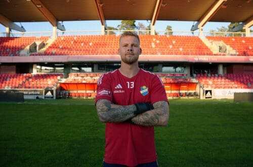 Robin Wallinder i Östers IF.