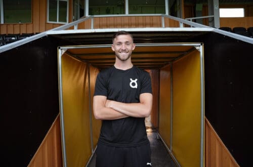 Bild på Mjällby AIF-målvakten Noel Törnqvist.