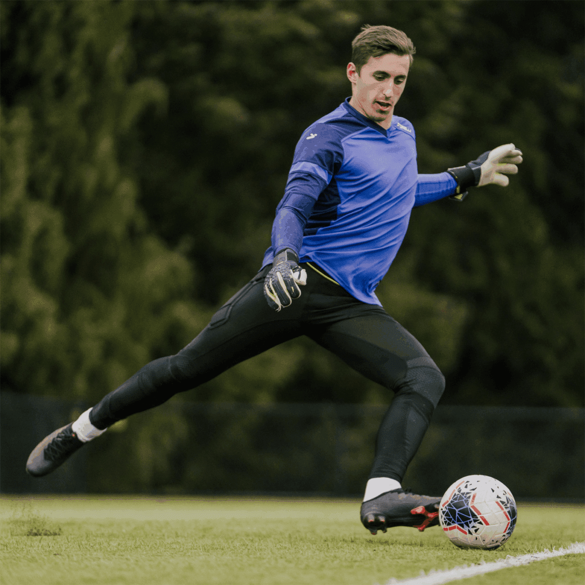 Målvakt som bär BodyShield GK Leggings