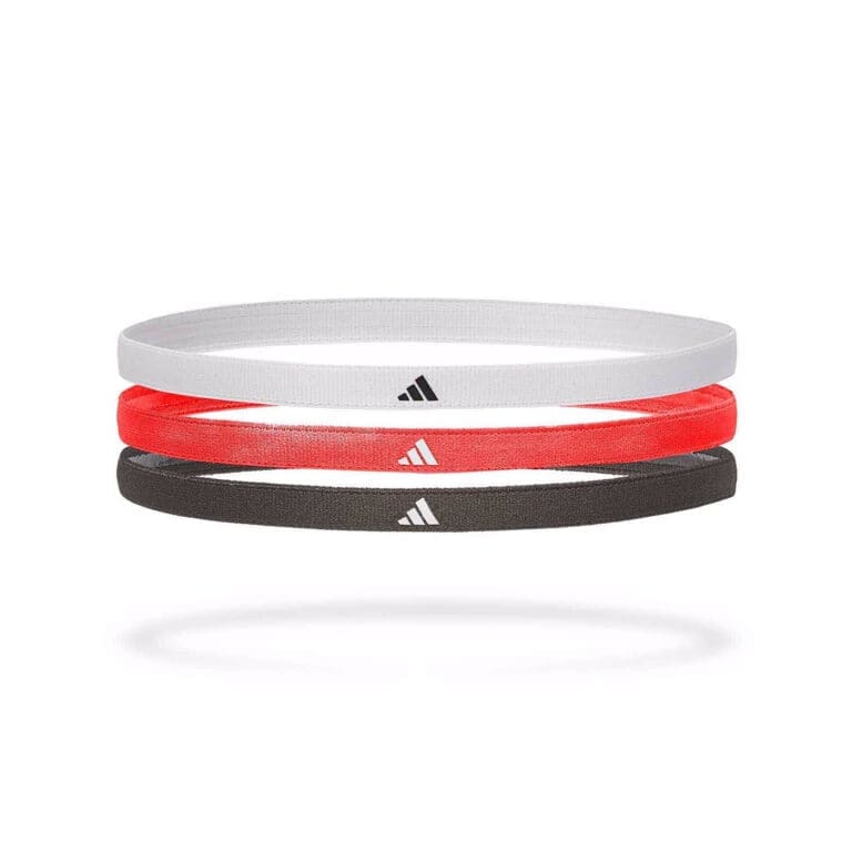 Bild på Adidas 3-pack Hårband - Svart/Vit/Röd.