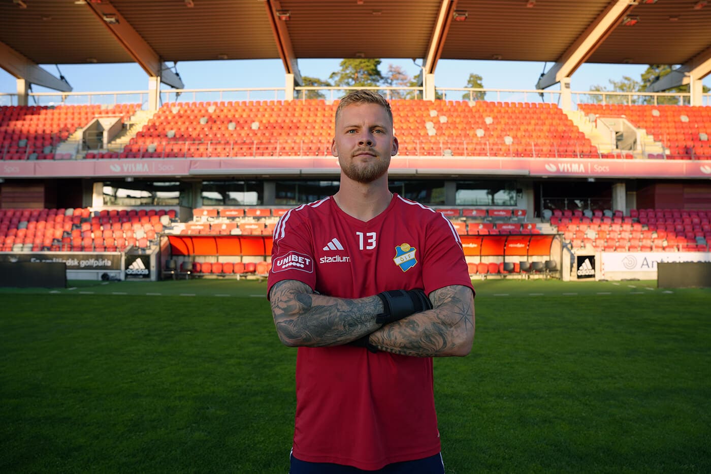 Robin Wallinder i Östers IF.