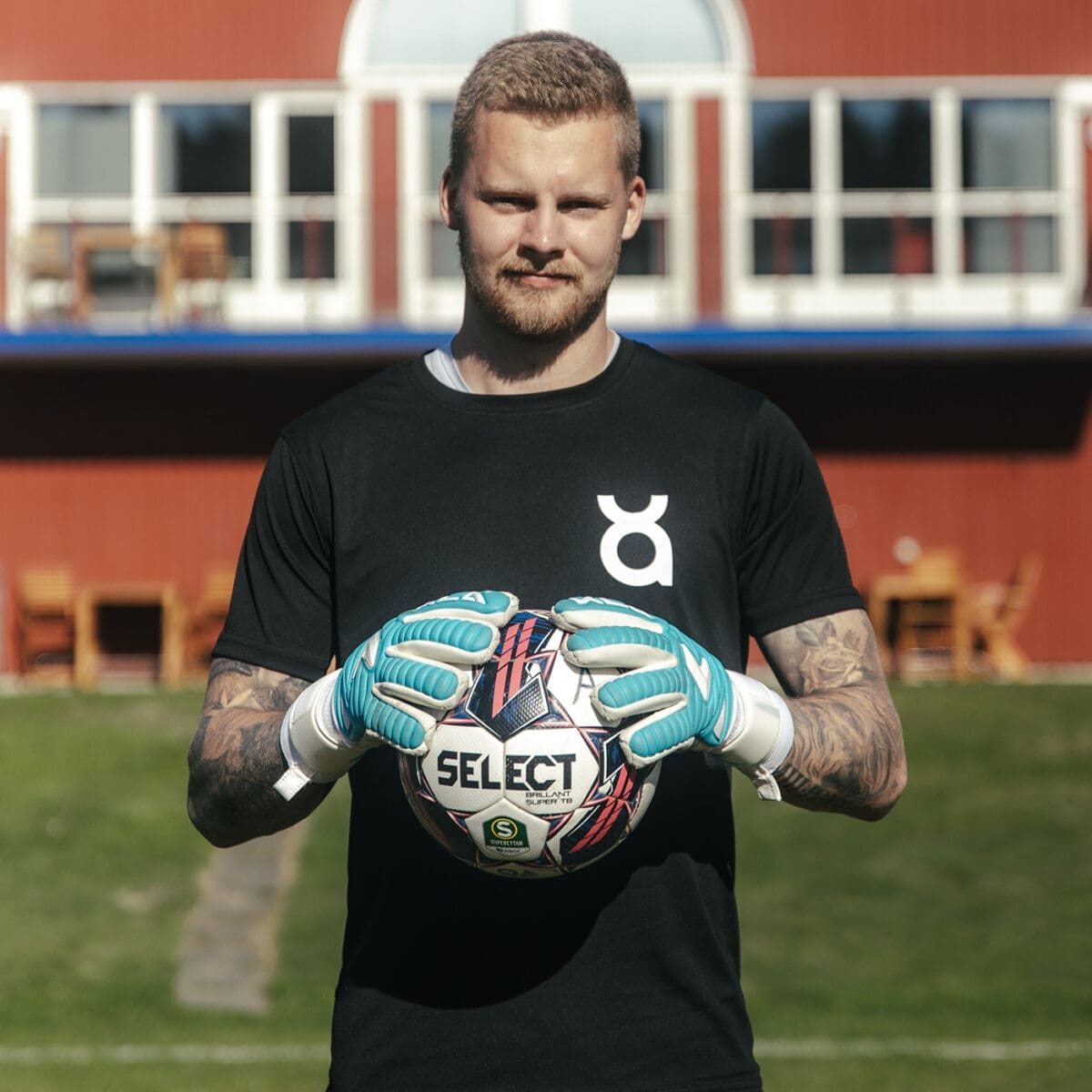 Robin Wallinder i Målvaktens Training Tee Herr